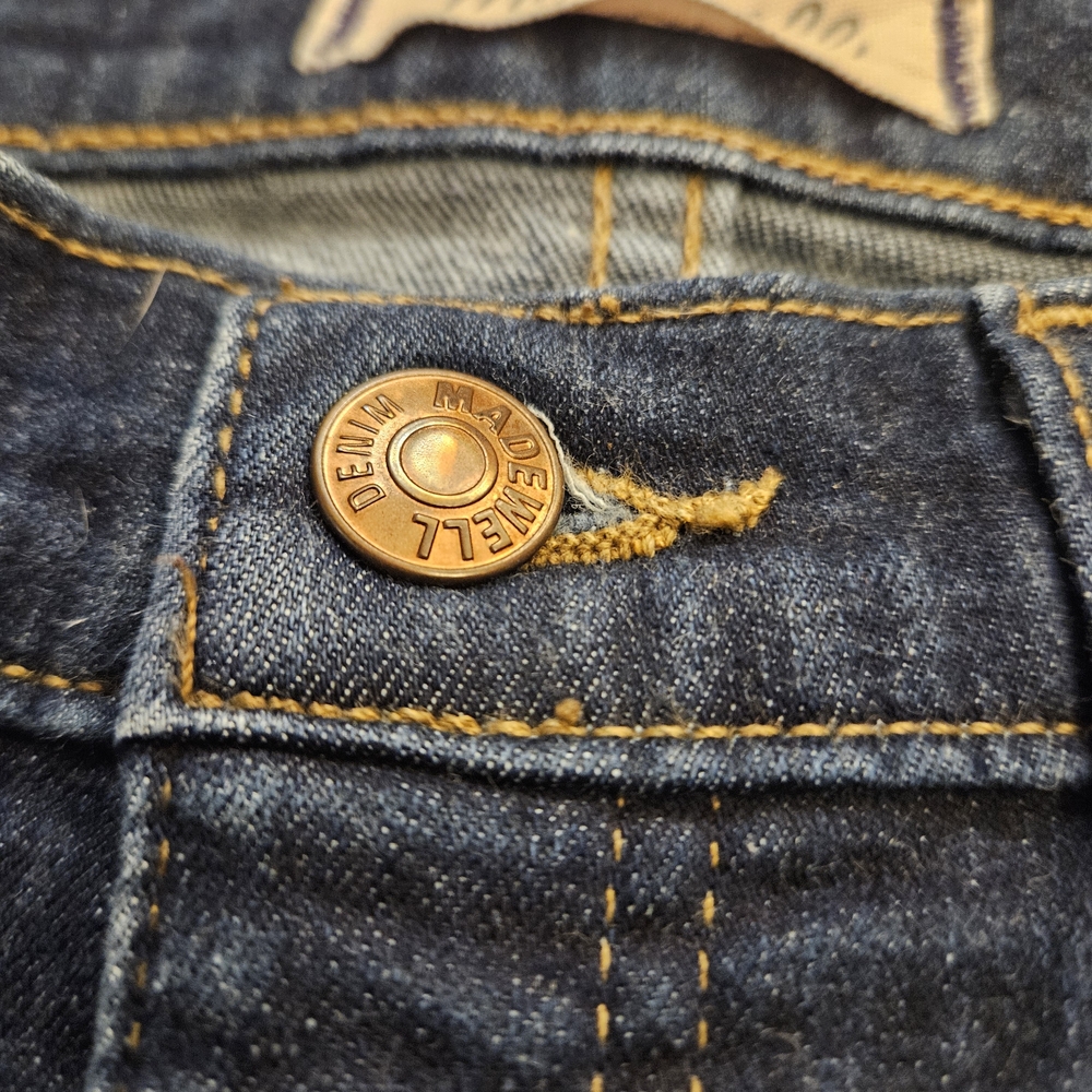 Madewell 10"‎ High-Rise Skinny Jeans Dark Wash 27 - Picture 4 of 12
